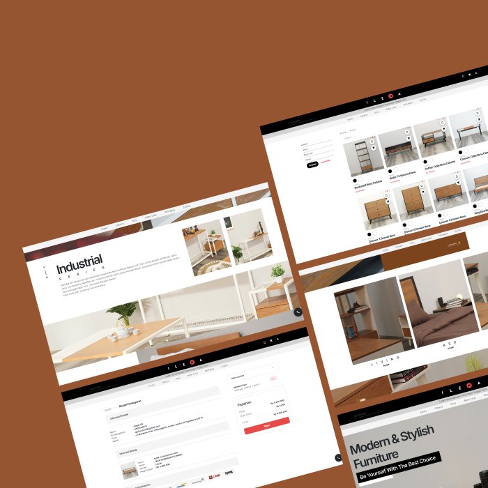 ILENA Furniture website preview